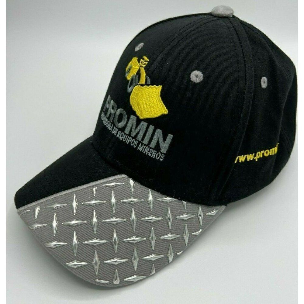 Explosion Caps Snapback Hat Mens Mining Spanish PROMIN Heavy Equipment